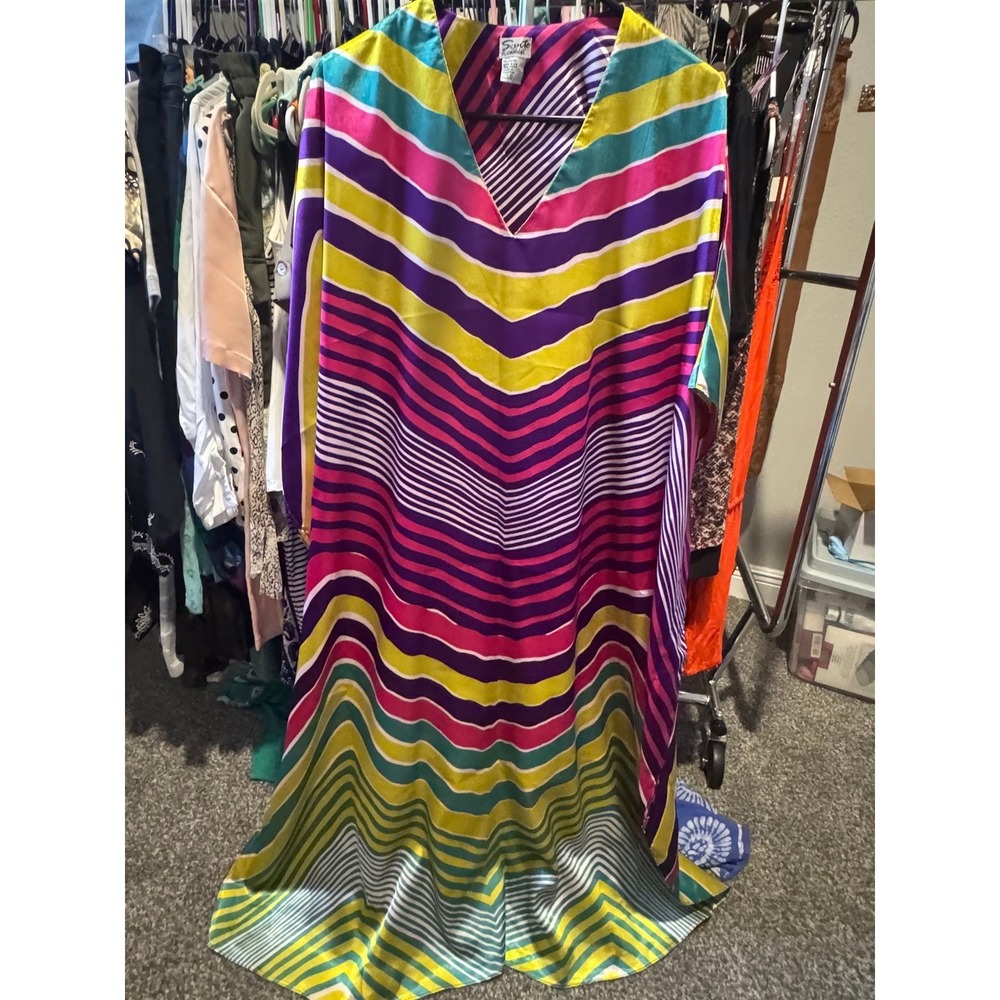 078 Sante colorful kaftan - os